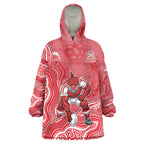Dolphins NAIDOC Week 2026 Wearable Blanket Hoodie First Nations of Australia Aboriginal Mascot Rugby