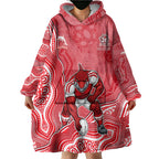 Dolphins NAIDOC Week 2026 Wearable Blanket Hoodie First Nations of Australia Aboriginal Mascot Rugby