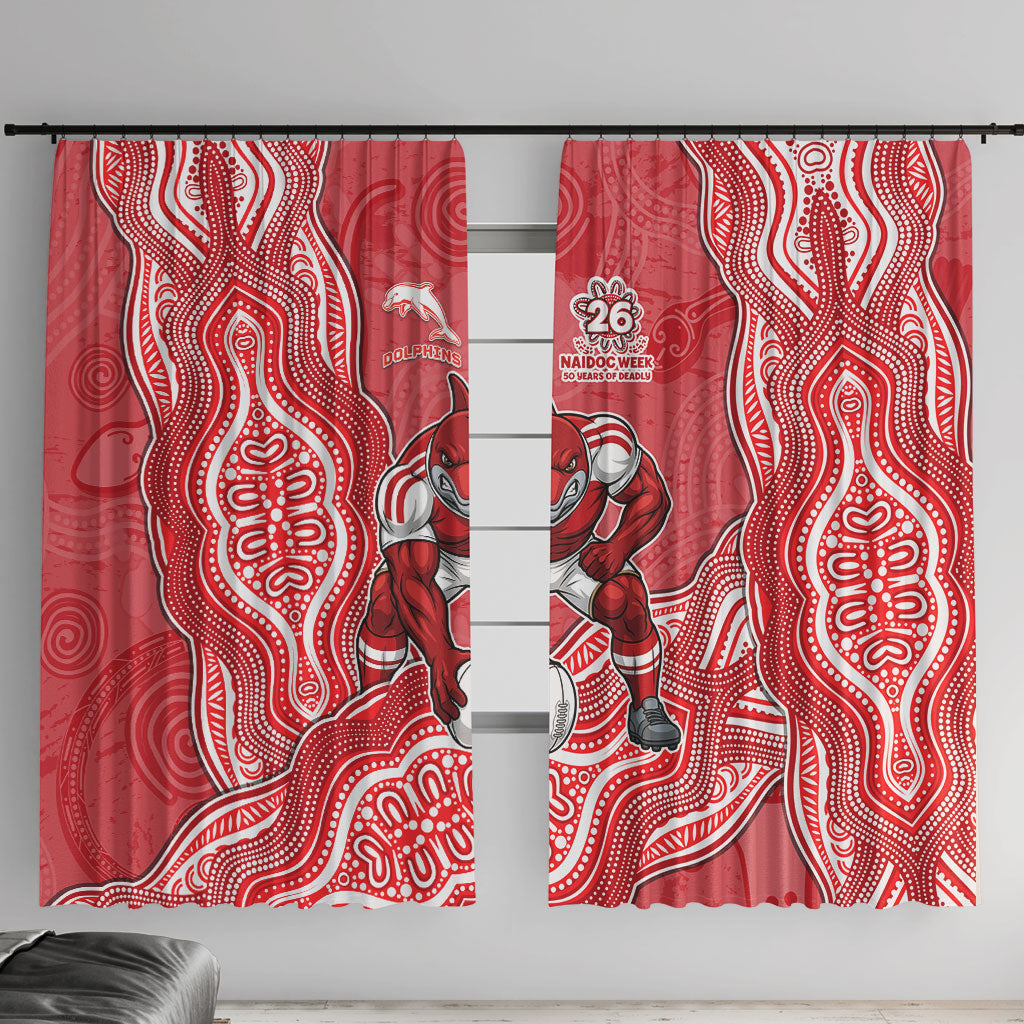 Dolphins NAIDOC Week 2026 Window Curtain First Nations of Australia Aboriginal Mascot Rugby