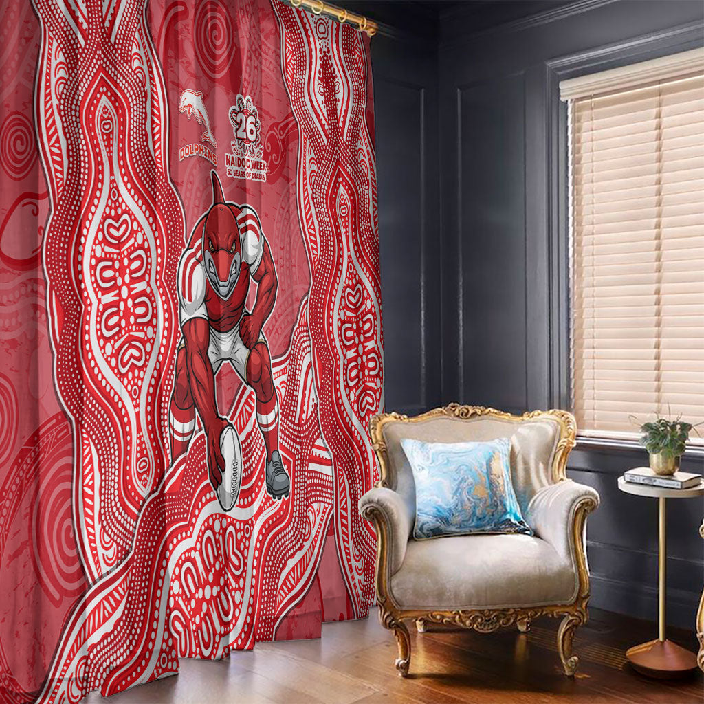 Dolphins NAIDOC Week 2026 Window Curtain First Nations of Australia Aboriginal Mascot Rugby