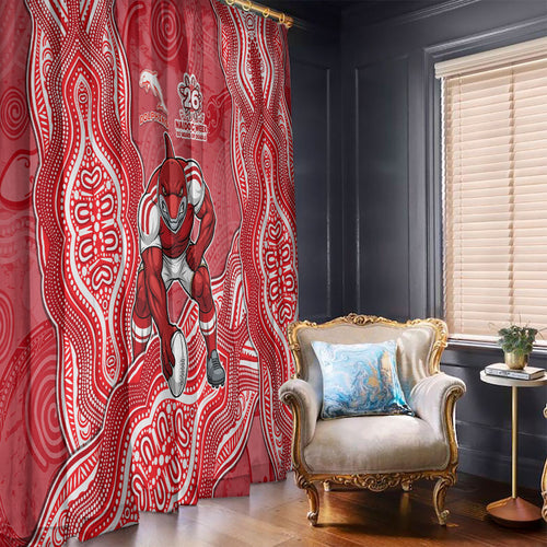 Dolphins NAIDOC Week 2026 Window Curtain First Nations of Australia Aboriginal Mascot Rugby