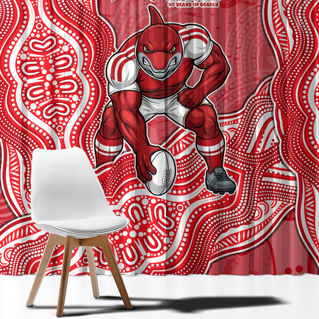 Dolphins NAIDOC Week 2026 Window Curtain First Nations of Australia Aboriginal Mascot Rugby