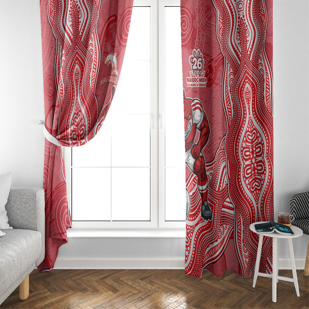 Dolphins NAIDOC Week 2026 Window Curtain First Nations of Australia Aboriginal Mascot Rugby