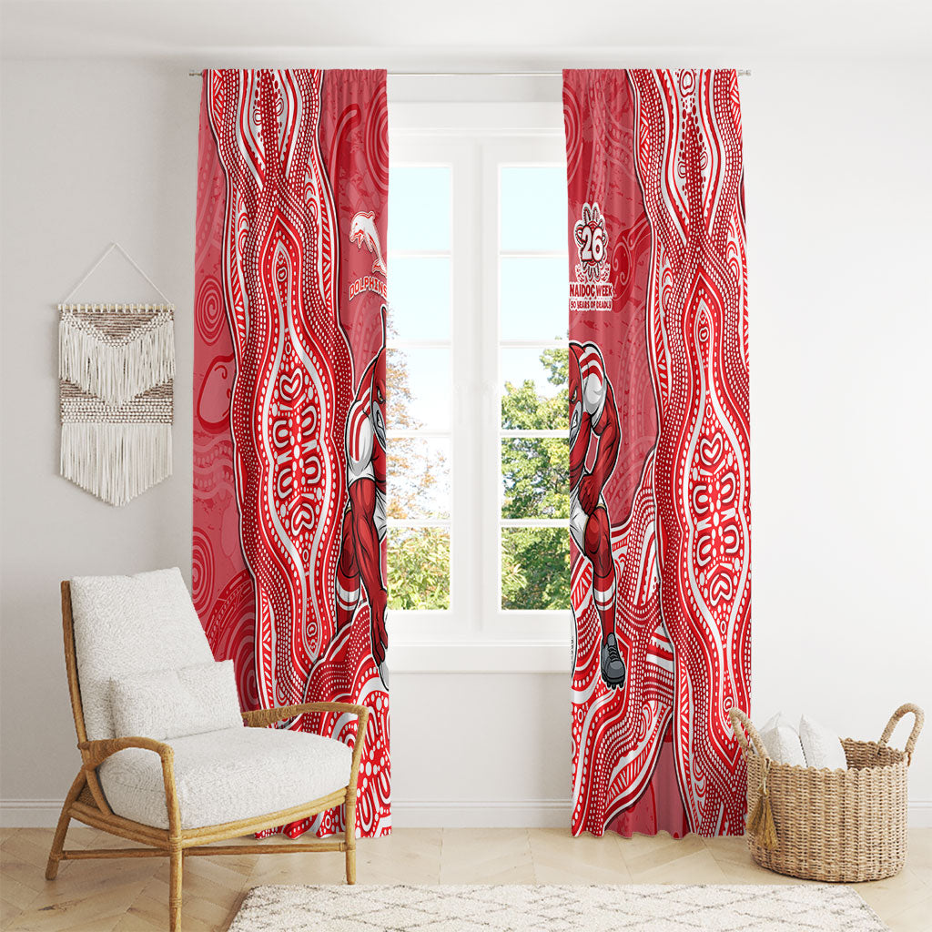 Dolphins NAIDOC Week 2026 Window Curtain First Nations of Australia Aboriginal Mascot Rugby