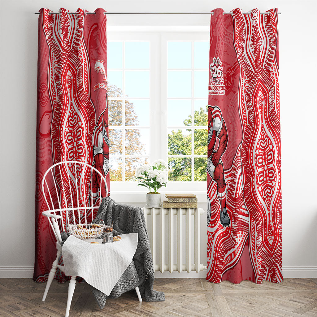 Dolphins NAIDOC Week 2026 Window Curtain First Nations of Australia Aboriginal Mascot Rugby