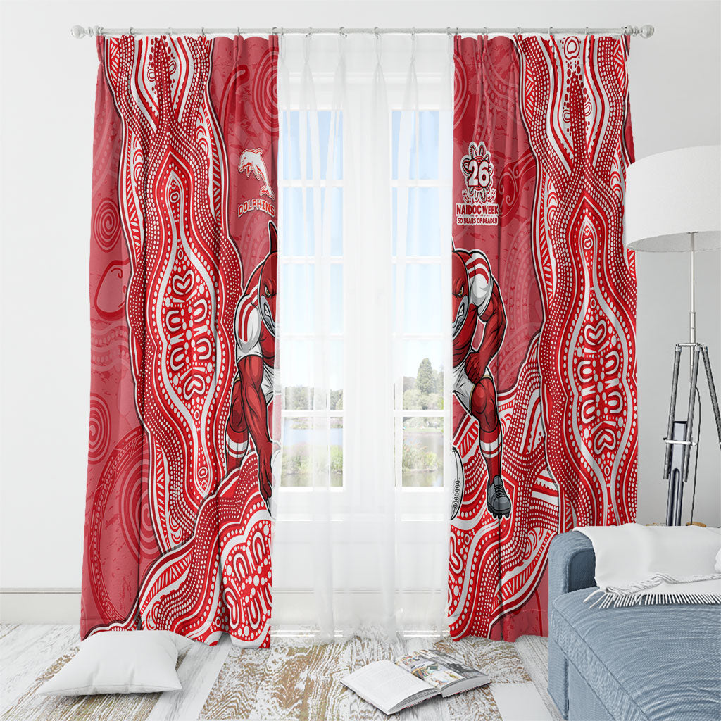 Dolphins NAIDOC Week 2026 Window Curtain First Nations of Australia Aboriginal Mascot Rugby