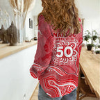 Dolphins NAIDOC Week 2026 Women Casual Shirt First Nations of Australia Aboriginal Mascot Rugby