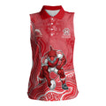 Dolphins NAIDOC Week 2026 Women Sleeveless Polo Shirt First Nations of Australia Aboriginal Mascot Rugby