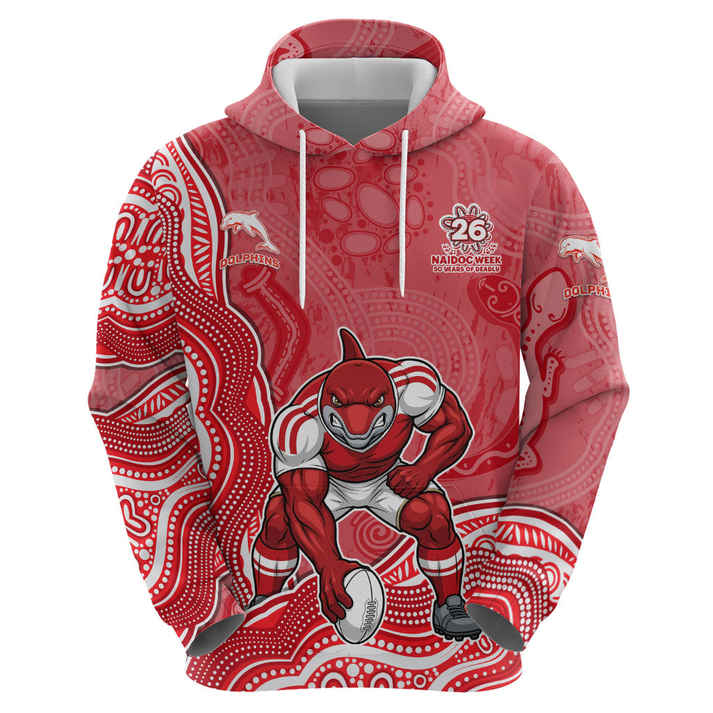 Dolphins NAIDOC Week 2026 Zip Hoodie First Nations of Australia Aboriginal Mascot Rugby