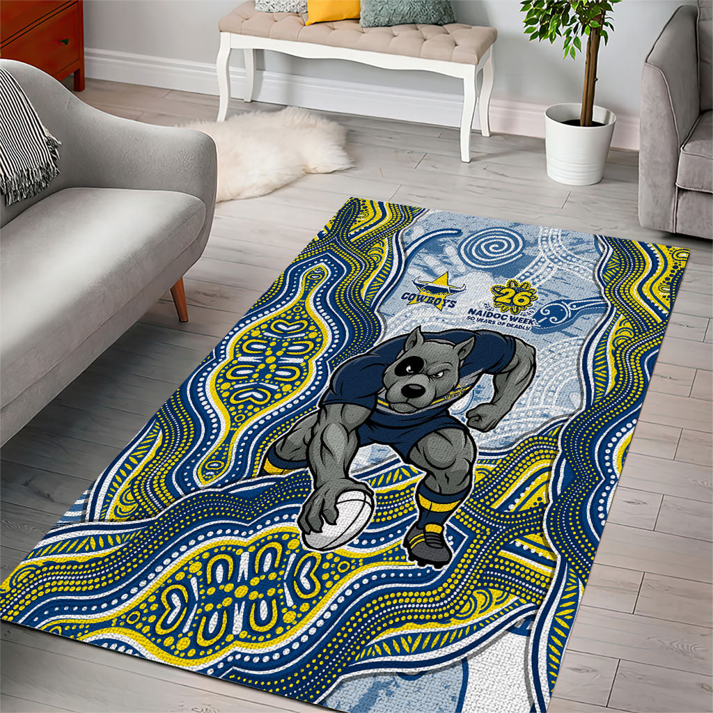 North Queensland Cowboys NAIDOC Week 2026 Area Rug First Nations of Australia Aboriginal Mascot Rugby