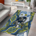 North Queensland Cowboys NAIDOC Week 2026 Area Rug First Nations of Australia Aboriginal Mascot Rugby