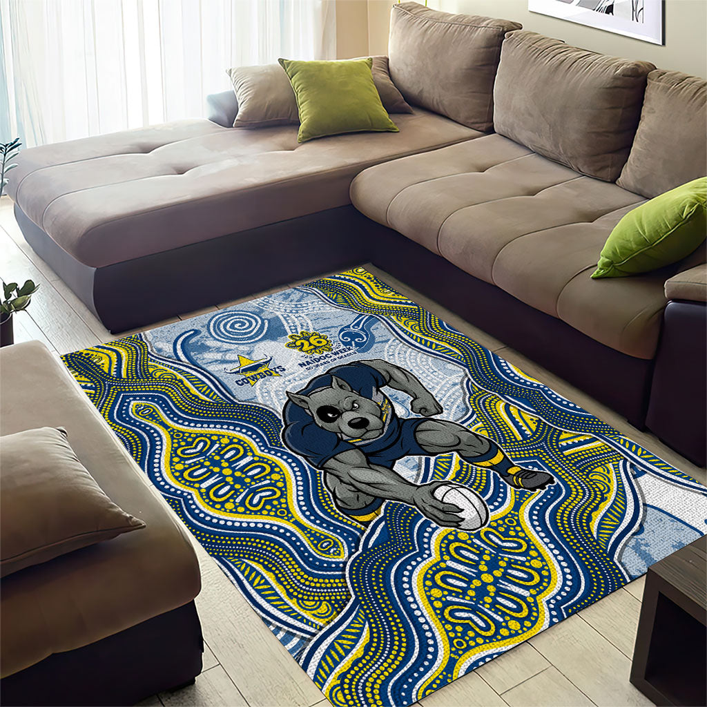 North Queensland Cowboys NAIDOC Week 2026 Area Rug First Nations of Australia Aboriginal Mascot Rugby