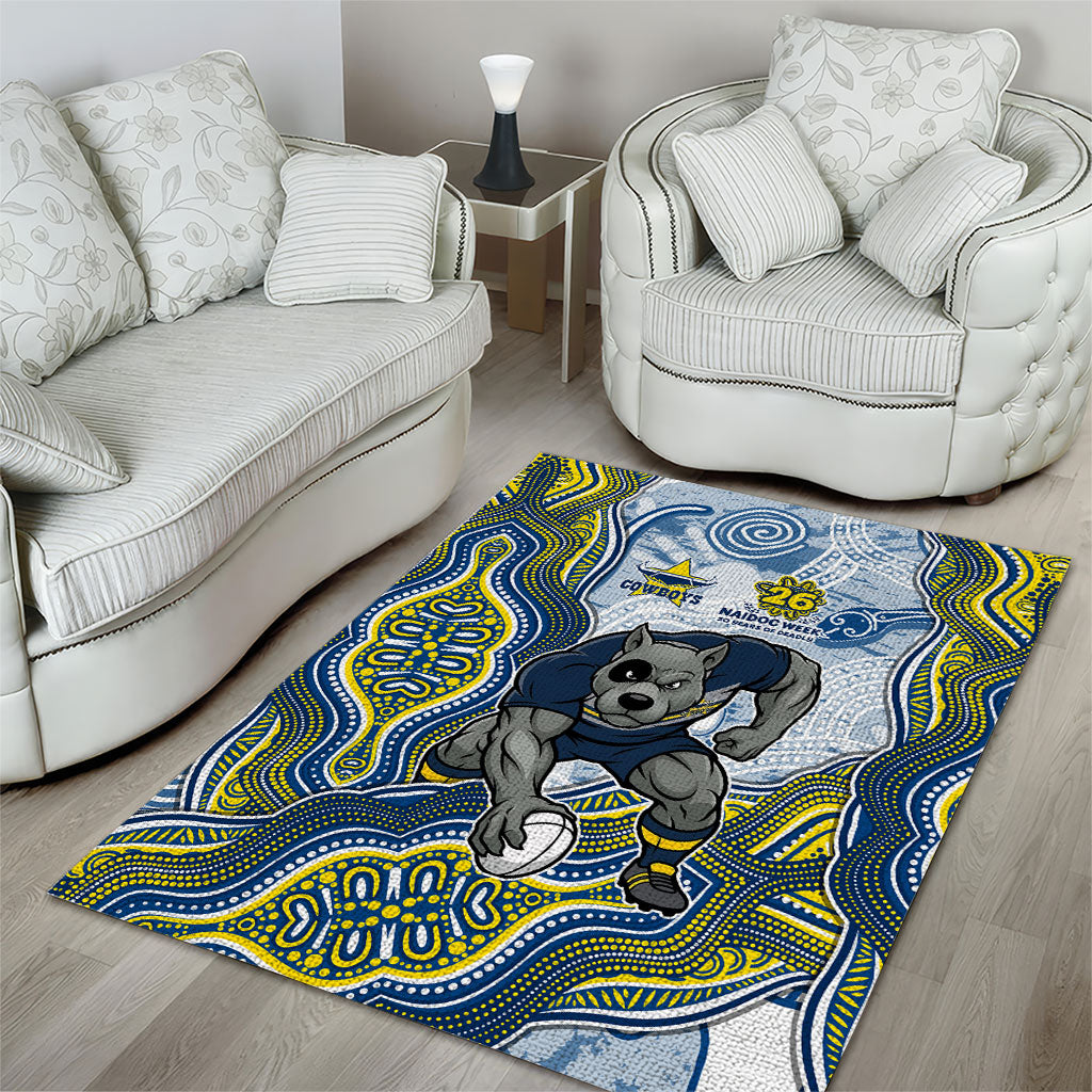 North Queensland Cowboys NAIDOC Week 2026 Area Rug First Nations of Australia Aboriginal Mascot Rugby
