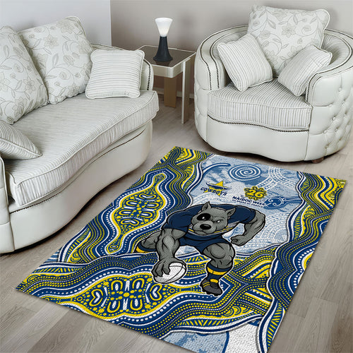 North Queensland Cowboys NAIDOC Week 2026 Area Rug First Nations of Australia Aboriginal Mascot Rugby
