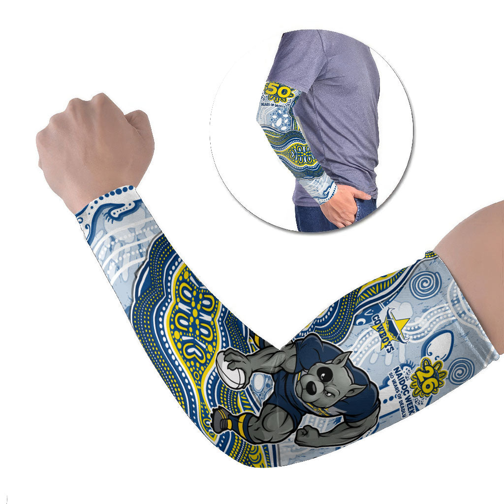 North Queensland Cowboys NAIDOC Week 2026 Arm Sleeves First Nations of Australia Aboriginal Mascot Rugby