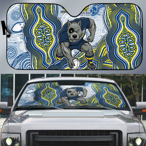 North Queensland Cowboys NAIDOC Week 2026 Auto Sun Shade First Nations of Australia Aboriginal Mascot Rugby