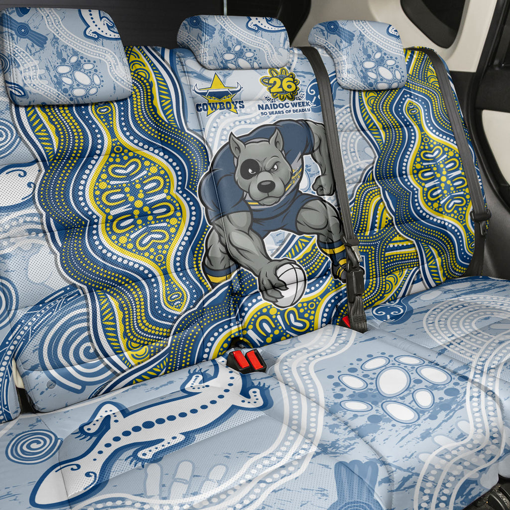 North Queensland Cowboys NAIDOC Week 2026 Back Car Seat Cover First Nations of Australia Aboriginal Mascot Rugby