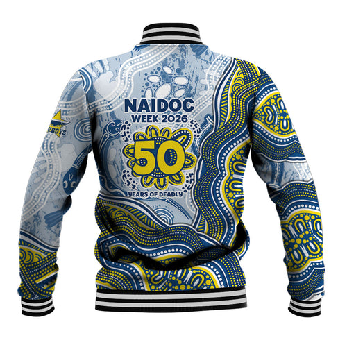 North Queensland Cowboys NAIDOC Week 2026 Baseball Jacket First Nations of Australia Aboriginal Mascot Rugby