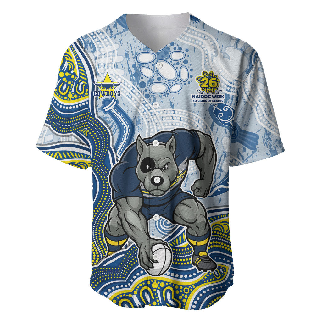 North Queensland Cowboys NAIDOC Week 2026 Baseball Jersey First Nations of Australia Aboriginal Mascot Rugby