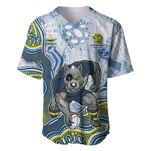 North Queensland Cowboys NAIDOC Week 2026 Baseball Jersey First Nations of Australia Aboriginal Mascot Rugby