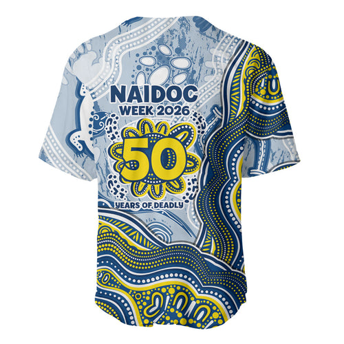 North Queensland Cowboys NAIDOC Week 2026 Baseball Jersey First Nations of Australia Aboriginal Mascot Rugby