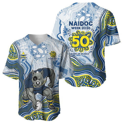 North Queensland Cowboys NAIDOC Week 2026 Baseball Jersey First Nations of Australia Aboriginal Mascot Rugby