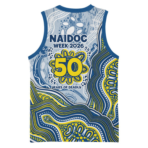 North Queensland Cowboys NAIDOC Week 2026 Basketball Jersey First Nations of Australia Aboriginal Mascot Rugby