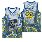 North Queensland Cowboys NAIDOC Week 2026 Basketball Jersey First Nations of Australia Aboriginal Mascot Rugby
