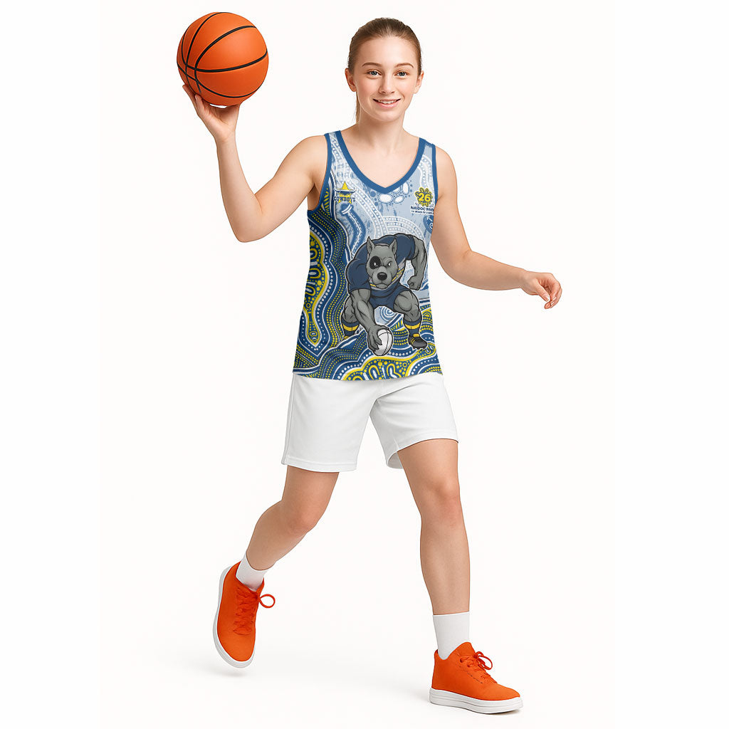 North Queensland Cowboys NAIDOC Week 2026 Basketball Jersey First Nations of Australia Aboriginal Mascot Rugby