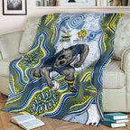 North Queensland Cowboys NAIDOC Week 2026 Blanket First Nations of Australia Aboriginal Mascot Rugby