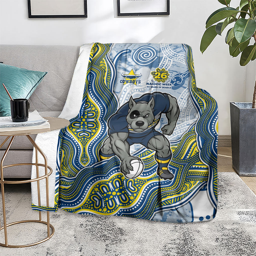 North Queensland Cowboys NAIDOC Week 2026 Blanket First Nations of Australia Aboriginal Mascot Rugby