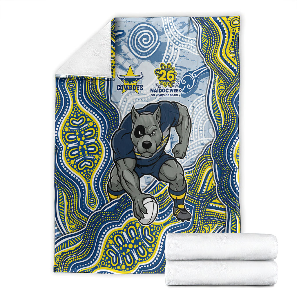 North Queensland Cowboys NAIDOC Week 2026 Blanket First Nations of Australia Aboriginal Mascot Rugby