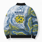 North Queensland Cowboys NAIDOC Week 2026 Bomber Puffer Jacket First Nations of Australia Aboriginal Mascot Rugby