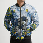North Queensland Cowboys NAIDOC Week 2026 Bomber Puffer Jacket First Nations of Australia Aboriginal Mascot Rugby