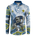 North Queensland Cowboys NAIDOC Week 2026 Button Sweatshirt First Nations of Australia Aboriginal Mascot Rugby