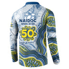 North Queensland Cowboys NAIDOC Week 2026 Button Sweatshirt First Nations of Australia Aboriginal Mascot Rugby