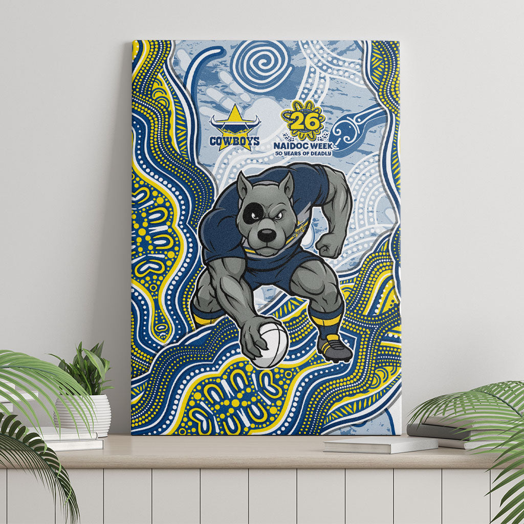 North Queensland Cowboys NAIDOC Week 2026 Canvas Wall Art First Nations of Australia Aboriginal Mascot Rugby