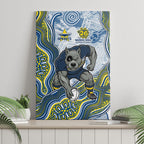 North Queensland Cowboys NAIDOC Week 2026 Canvas Wall Art First Nations of Australia Aboriginal Mascot Rugby