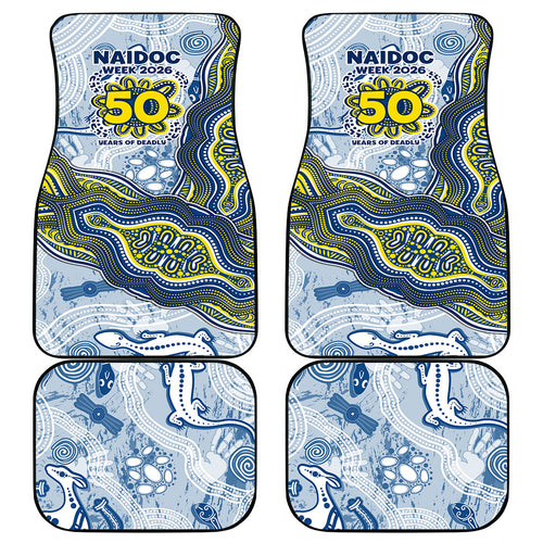 North Queensland Cowboys NAIDOC Week 2026 Car Mats First Nations of Australia Aboriginal Mascot Rugby