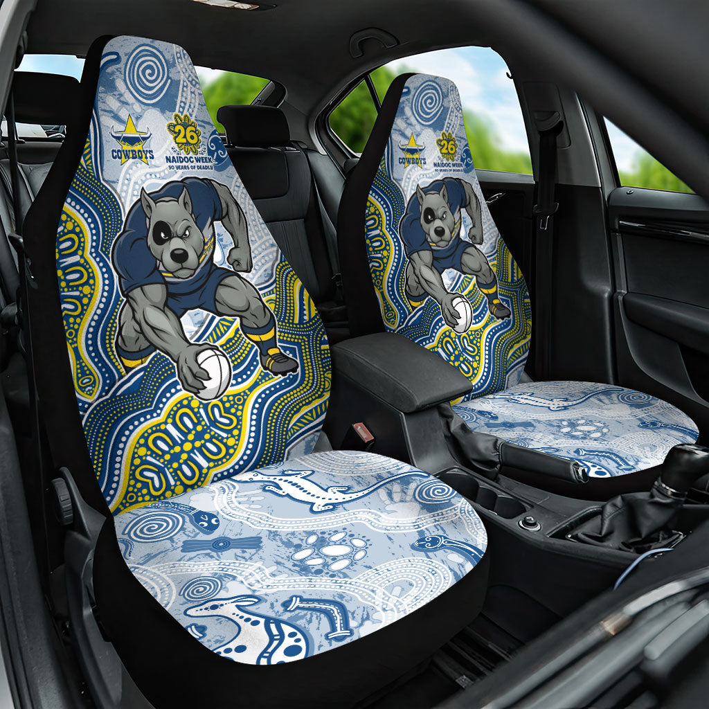 North Queensland Cowboys NAIDOC Week 2026 Car Seat Cover First Nations of Australia Aboriginal Mascot Rugby