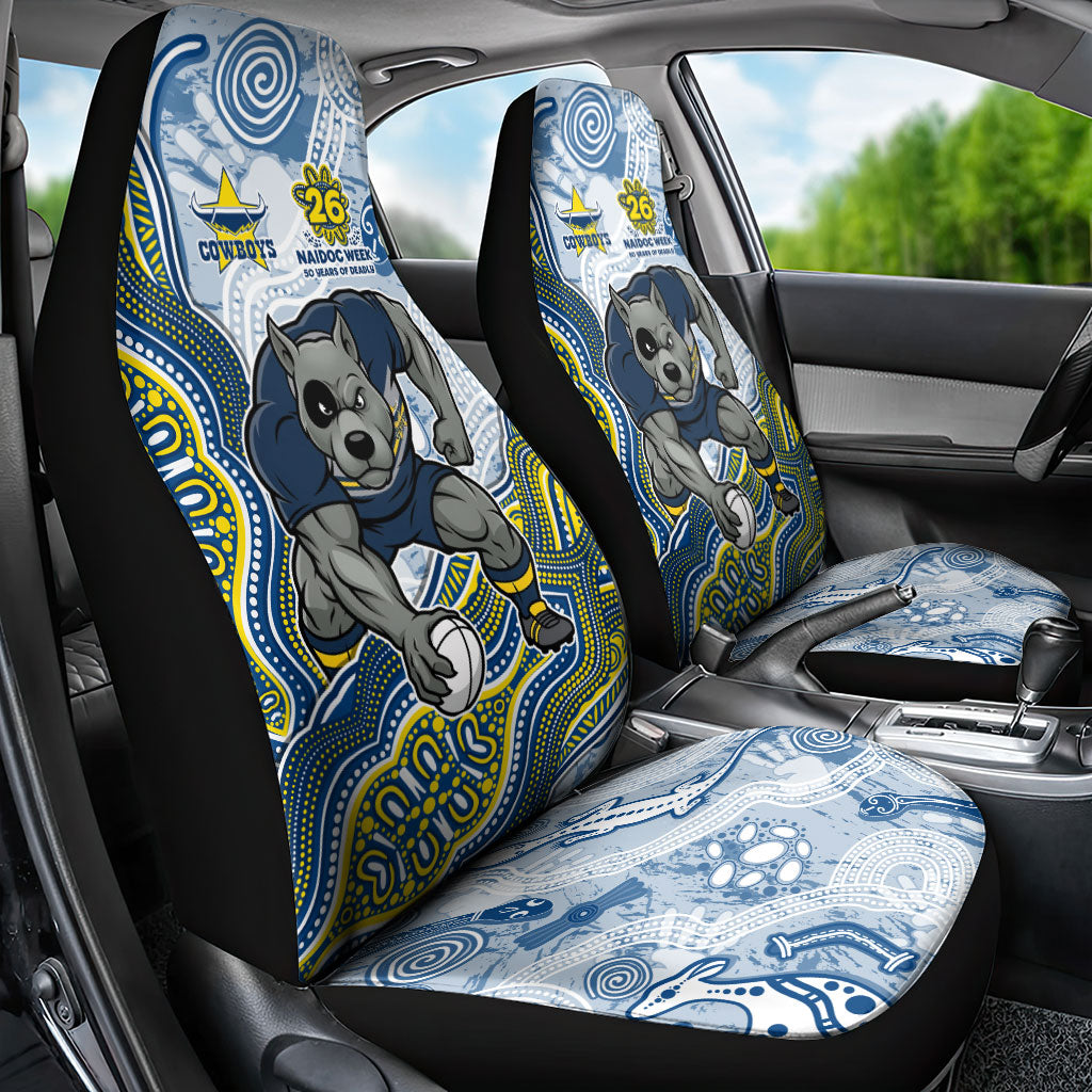 North Queensland Cowboys NAIDOC Week 2026 Car Seat Cover First Nations of Australia Aboriginal Mascot Rugby