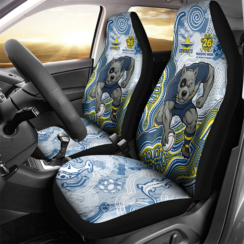 North Queensland Cowboys NAIDOC Week 2026 Car Seat Cover First Nations of Australia Aboriginal Mascot Rugby