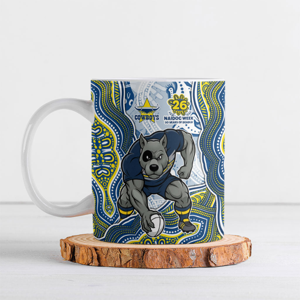 North Queensland Cowboys NAIDOC Week 2026 Ceramic Mug First Nations of Australia Aboriginal Mascot Rugby