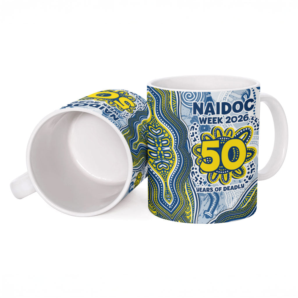 North Queensland Cowboys NAIDOC Week 2026 Ceramic Mug First Nations of Australia Aboriginal Mascot Rugby