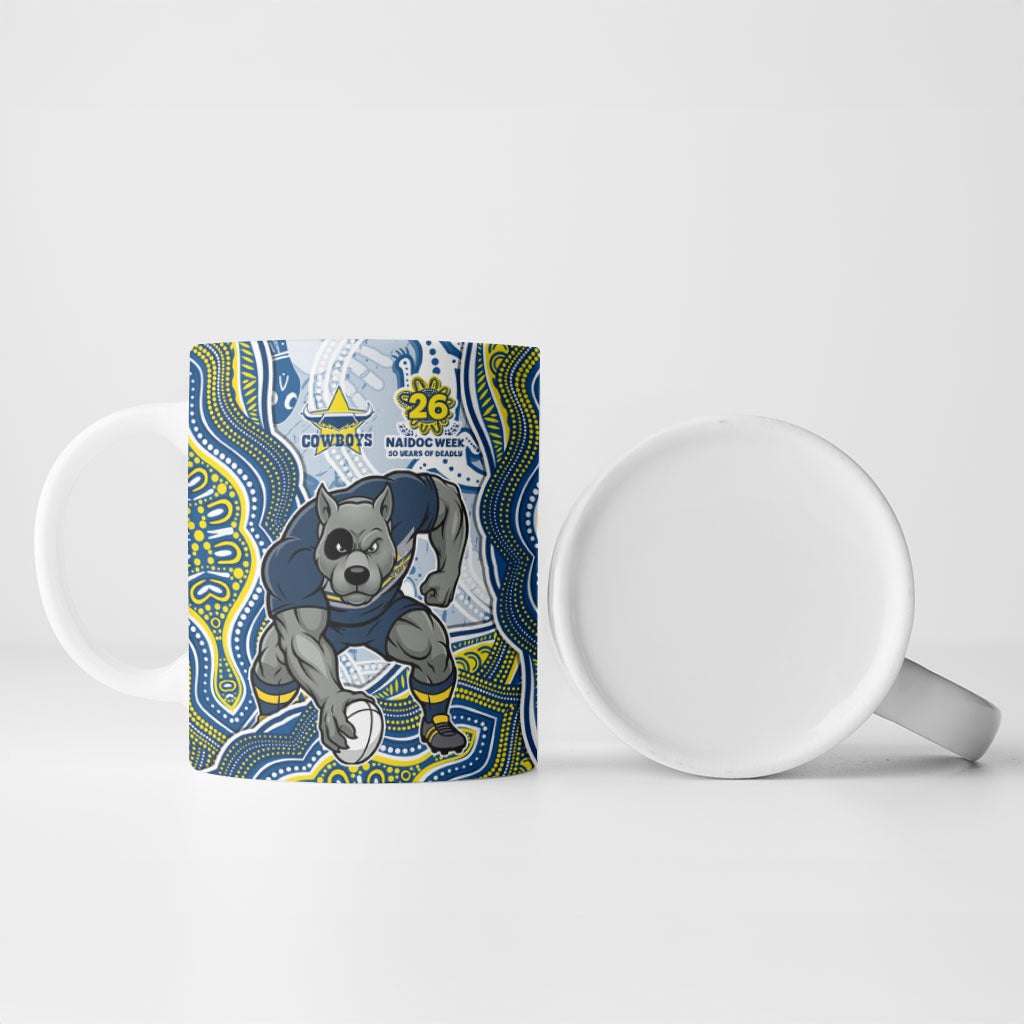 North Queensland Cowboys NAIDOC Week 2026 Ceramic Mug First Nations of Australia Aboriginal Mascot Rugby
