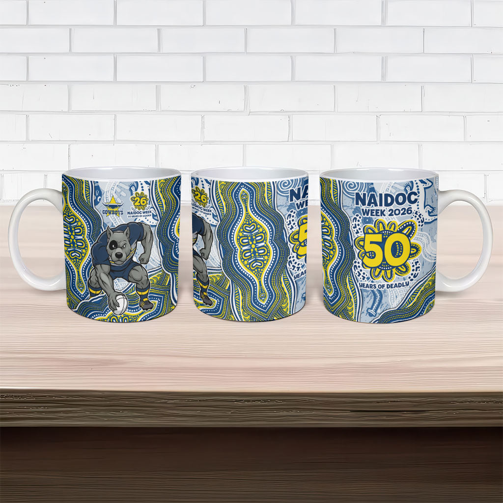 North Queensland Cowboys NAIDOC Week 2026 Ceramic Mug First Nations of Australia Aboriginal Mascot Rugby