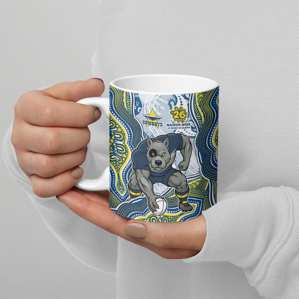 North Queensland Cowboys NAIDOC Week 2026 Ceramic Mug First Nations of Australia Aboriginal Mascot Rugby