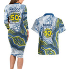 North Queensland Cowboys NAIDOC Week 2026 Couples Matching Long Sleeve Bodycon Dress and Hawaiian Shirt First Nations of Australia Aboriginal Mascot Rugby