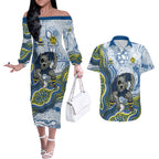 North Queensland Cowboys NAIDOC Week 2026 Couples Matching Off The Shoulder Long Sleeve Dress and Hawaiian Shirt First Nations of Australia Aboriginal Mascot Rugby