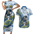 North Queensland Cowboys NAIDOC Week 2026 Couples Matching Short Sleeve Bodycon Dress and Hawaiian Shirt First Nations of Australia Aboriginal Mascot Rugby